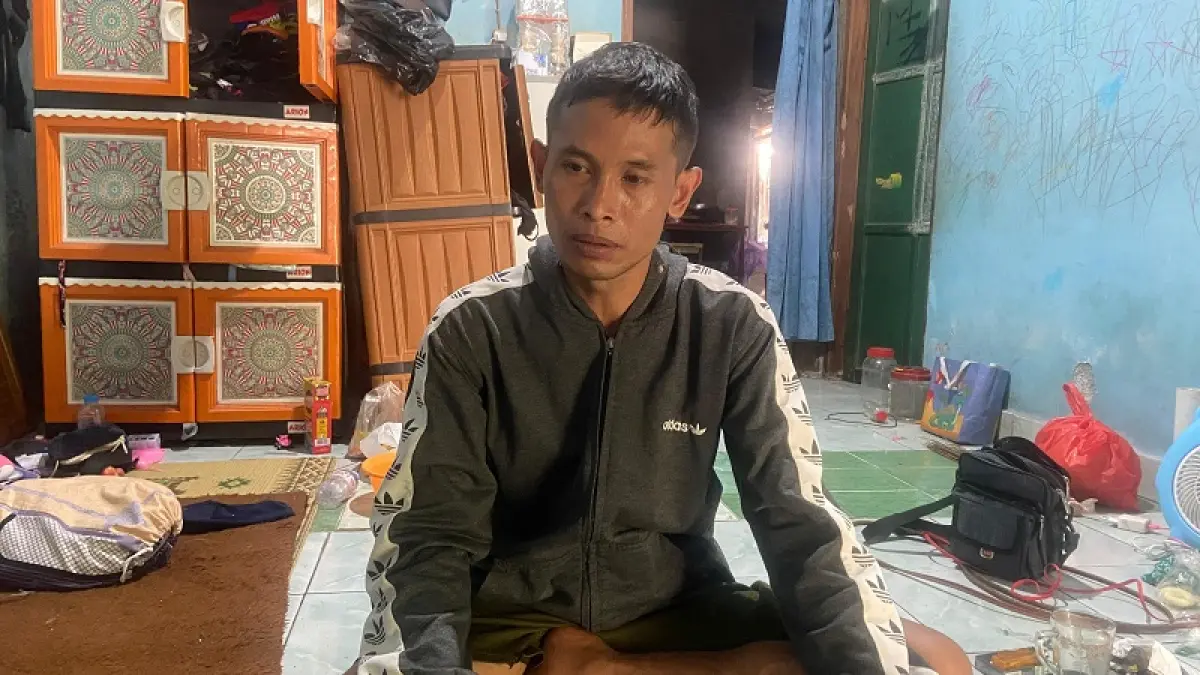 Ayah korban Nicohadiyanto. Cintia Yuliani/Radar Jogja
