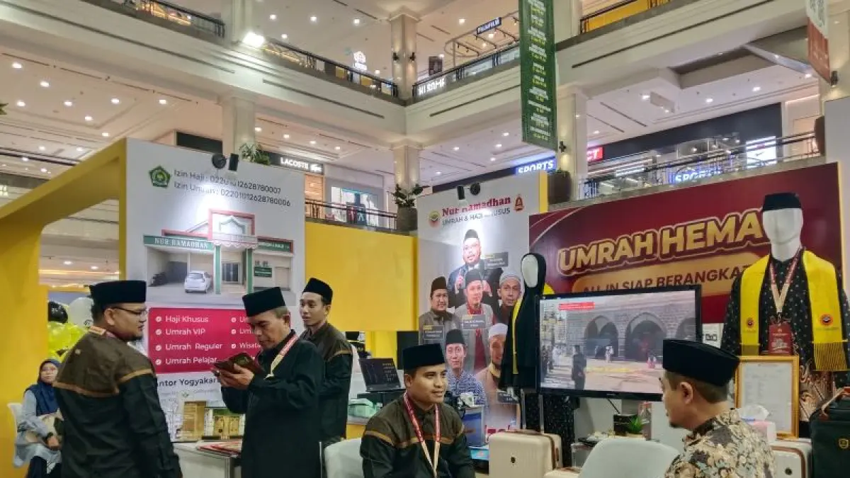 Penyelenggaraan Jogja Umrah Travel Fair 2026. (Delima&nbsp;Purnamasari/Radar Jogja)
