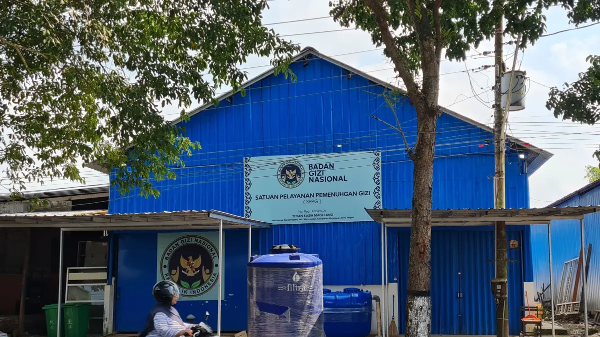 Salah satu SPPG di Kecamatan Mertoyudan tidak beroperasi akibat belum terpenuhinya standar lingkungan.