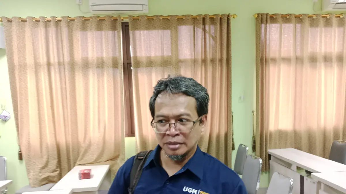 Anggota Tim Peneliti UGM dari Departemen Teknik Geologi dan Lingkungan (DTGL), Sarju Winardi. Delima Purnamasari/Radar Jogja