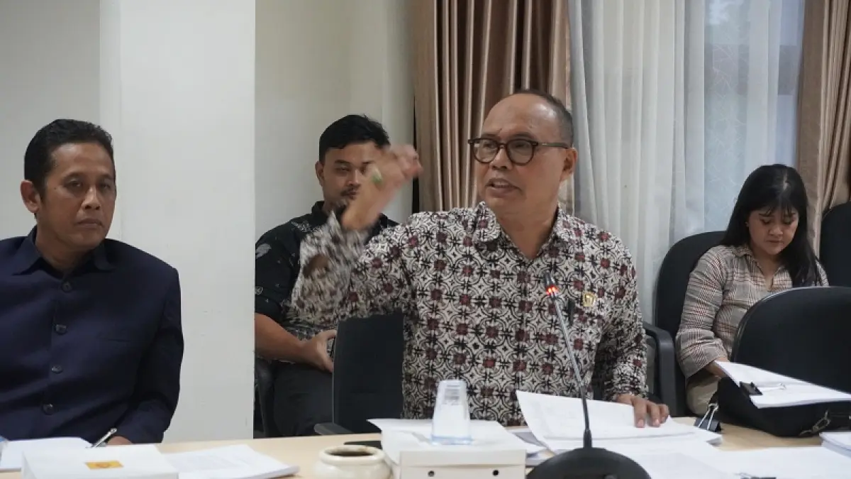 CAPTION: Ketua Panitia Khusus Raperda RPPLH 2025-2026 Oleg Yohan. DOKUMENTASI PRIBADI 
