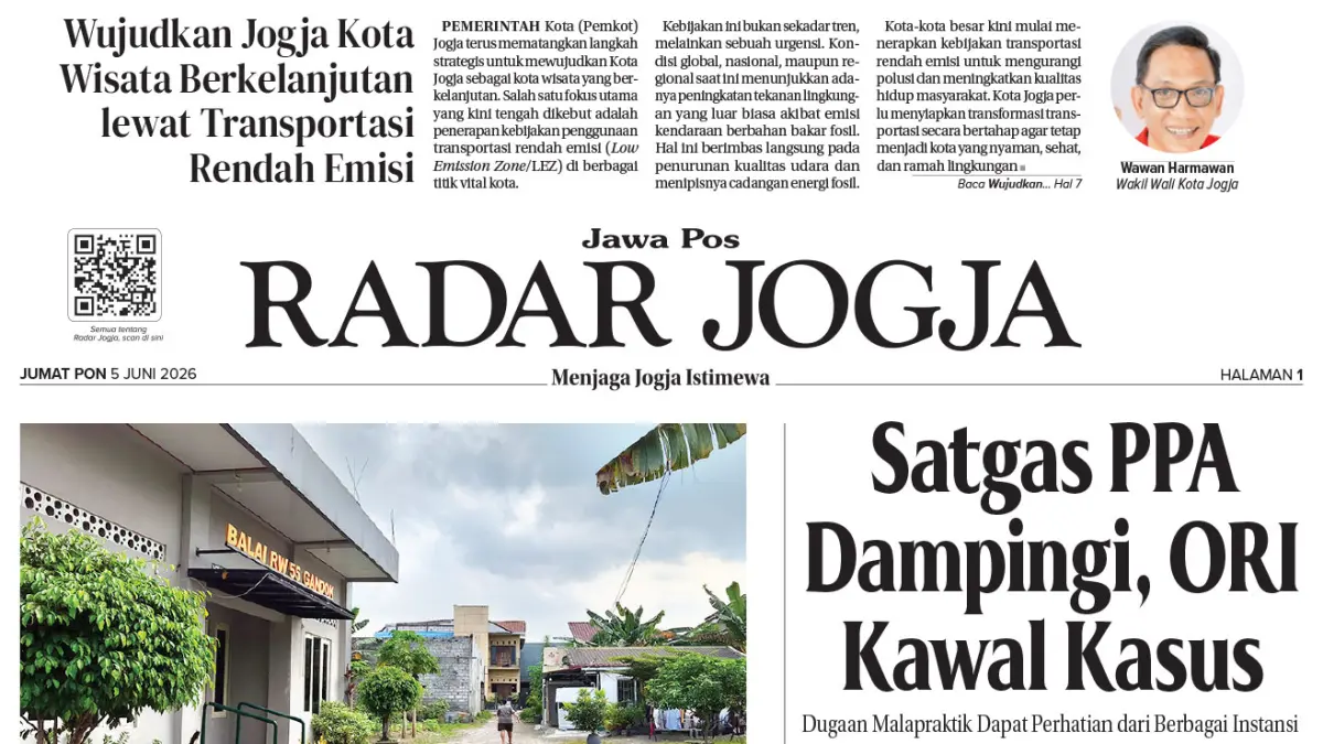 JAWA POS - RADAR JOGJA, EDISI JUMAT, 5 JUNI 2026