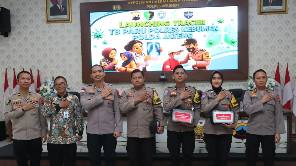 Polres Kebumen menyiapkan personel khusus untuk membantu menekan penularan penyakit Tuberkulosis (TB) Paru di wilayah Kebumen. (Dokumentasi Polres Kebumen)