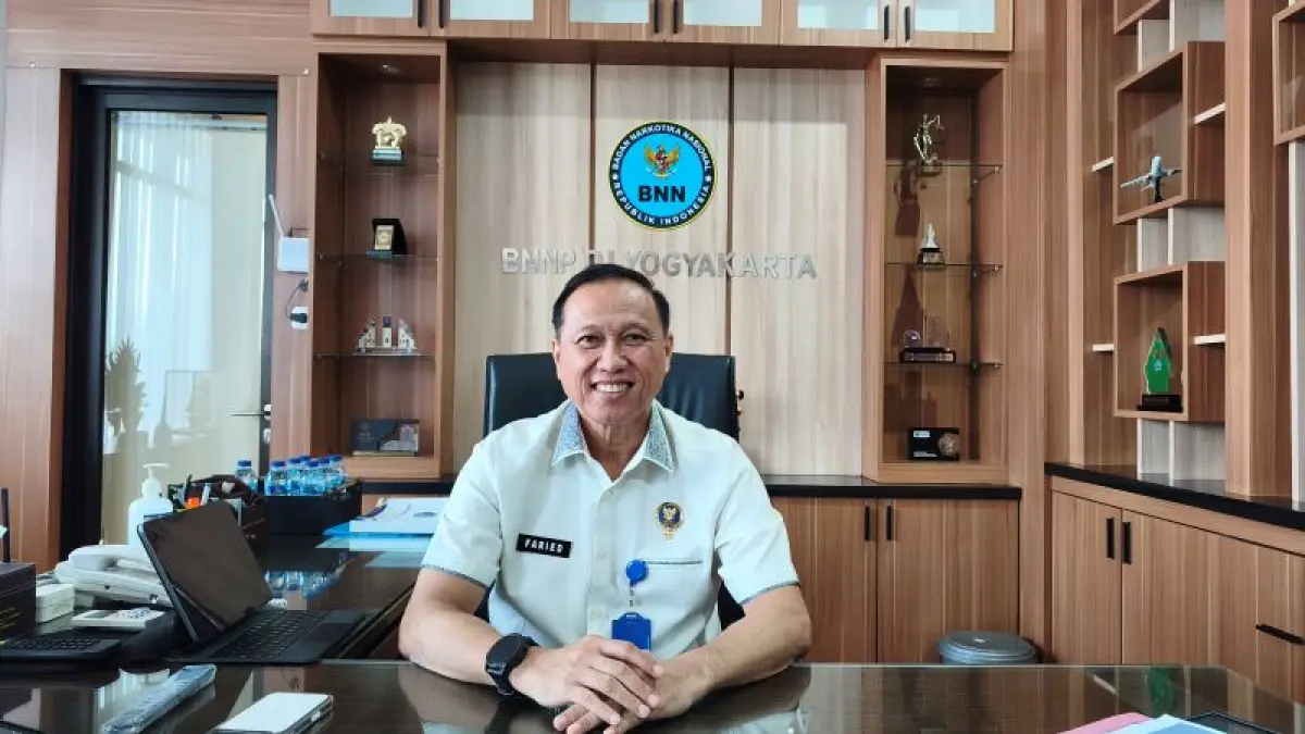 Kepala BNNP DIY Faried Zulkarnain. (Fahmi Fahriza/Radar Jogja)