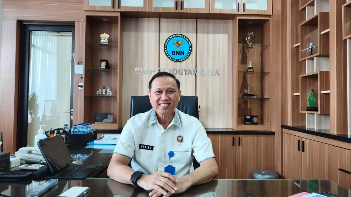Kepala BNNP DIY Faried Zulkarnain. (Fahmi Fahriza/Radar Jogja)