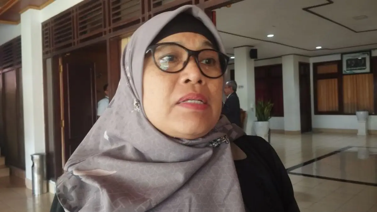 Plh Dinas Lingkungan Hidup (DLH) Bantul Fenty Yusdayati. (Cintia&nbsp;Yuliani/Radar Jogja)