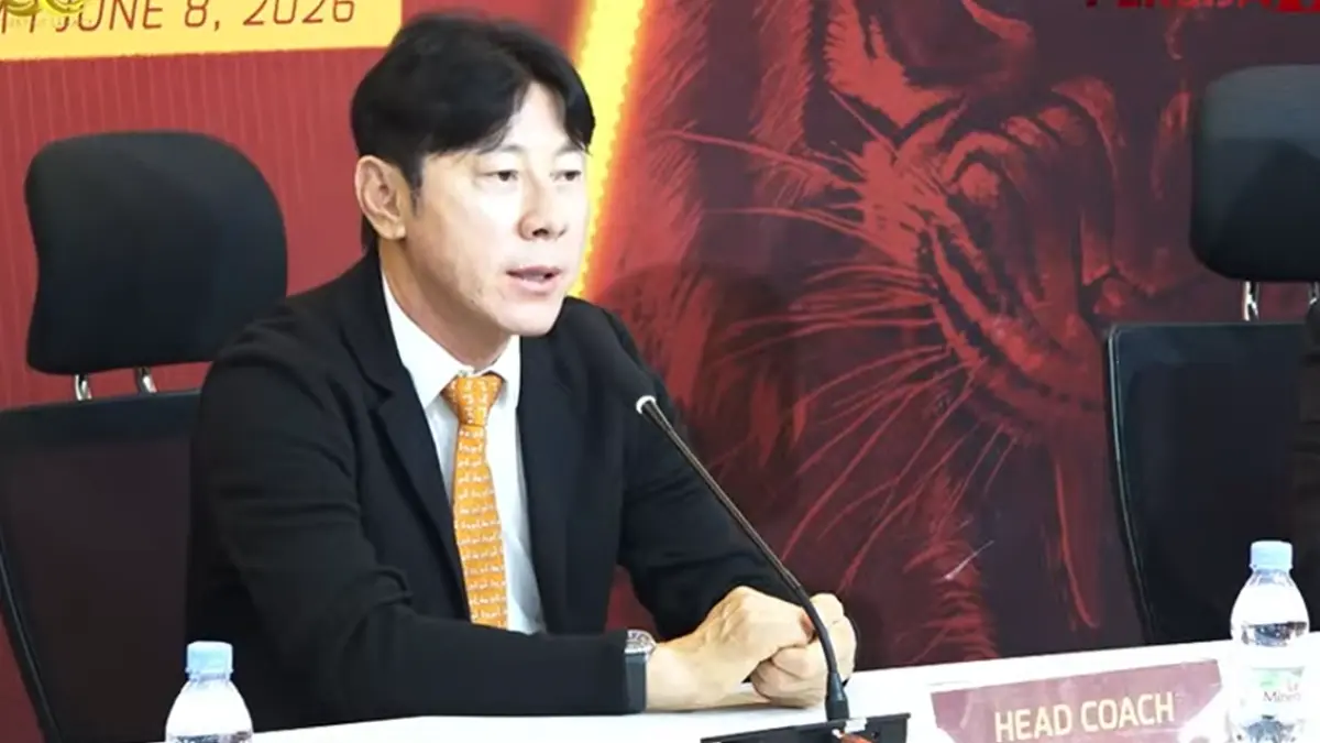 Shin Tae-yong resmi menjadi pelatih kepala baru Persija Jakarta. (tangkapan layar youtube Persija TV)