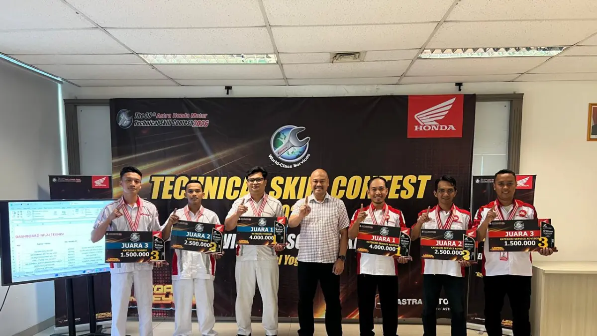 Astra Motor Yogyakarta Sukses Gelar Technical Skill Contest Regional 2026