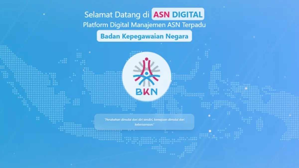 Penggunaan teknologi bagi ASN menjadi sebuah tantangan. (Sumber: Tangkapan layar laman ASN Digital)