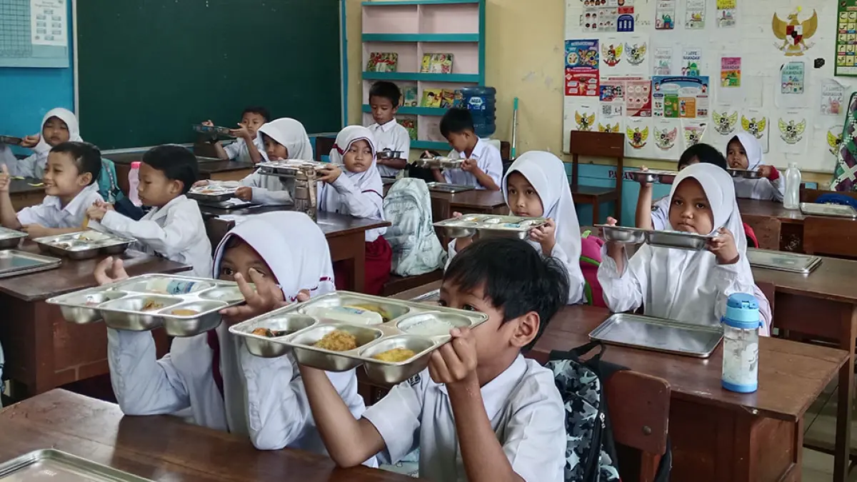 Penyaluran MBG di wilayah Kabupaten Sleman. Delima Purnamasari/Radar Jogja
