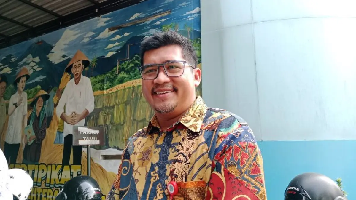 Plt Kepala Kantor Pertanahan Sleman Andi Reza Fitrian Eru Setiawan. (Delima&nbsp;Purnamasari/Radar Jogja)
&nbsp;