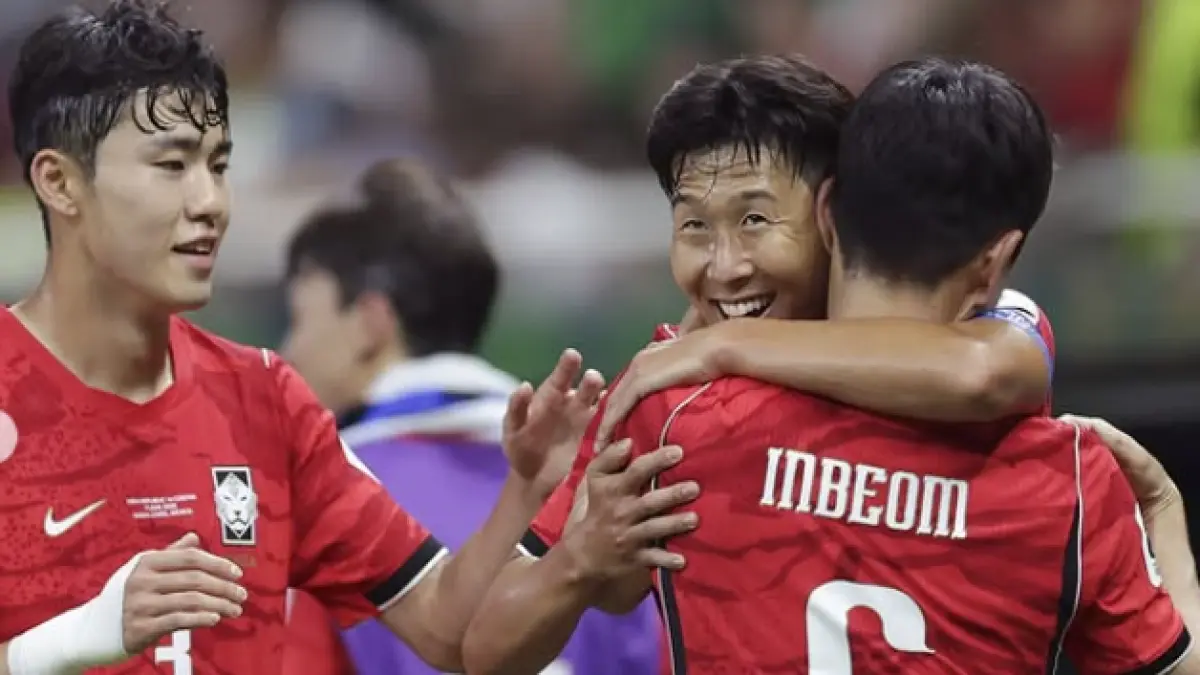 Selebrasi para pemain Korea Selatan setelah kalahkan Republik Ceko di laga pertama Piala Dunia 2026 pada Jumat (12/6/2026). (instagram)