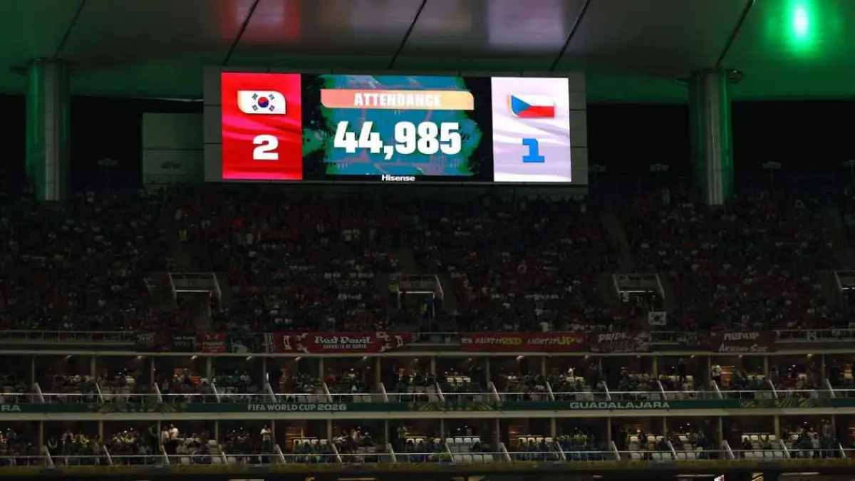 FIFA membela angka penonton dalam pertandingan Piala Dunia 2026 Korea Selatan melawan Repubik Ceko akurat.