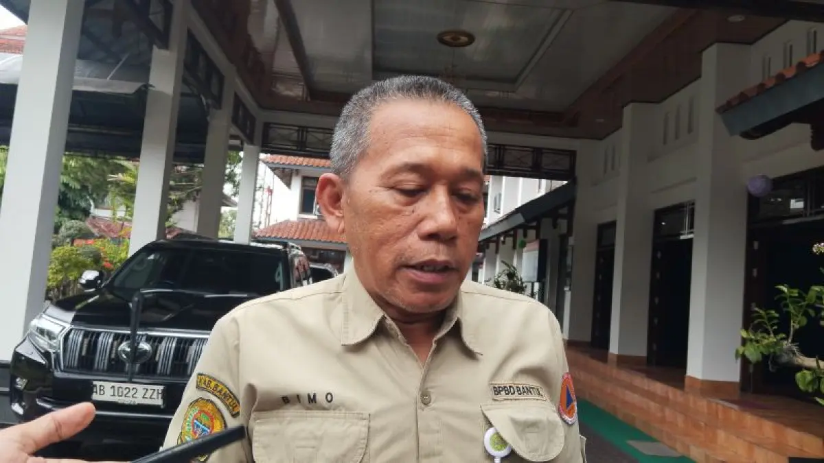 Sekretaris BPBD Bantul Ribut Bimo Haryo Tejo. (Cintia&nbsp;Yuliani/Radar Jogja)

&nbsp;