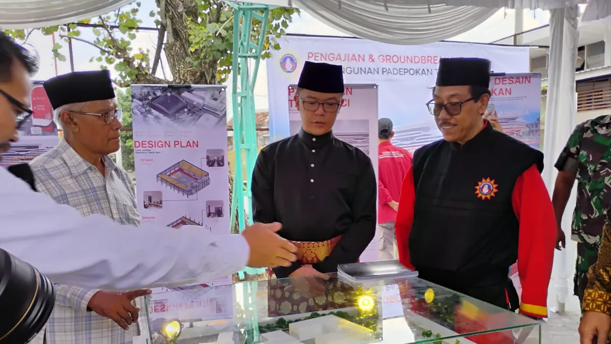 Pengajian dalam rangka pembangunan padepokan Tapak Suci Muhammadiyah 