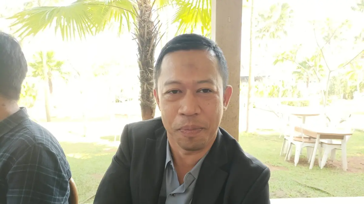 Penasehat Hukum mantan Direktur PT AUKJ Wahyu Sugiantoro, Aksin. (M Hafied/Radar Jogja)