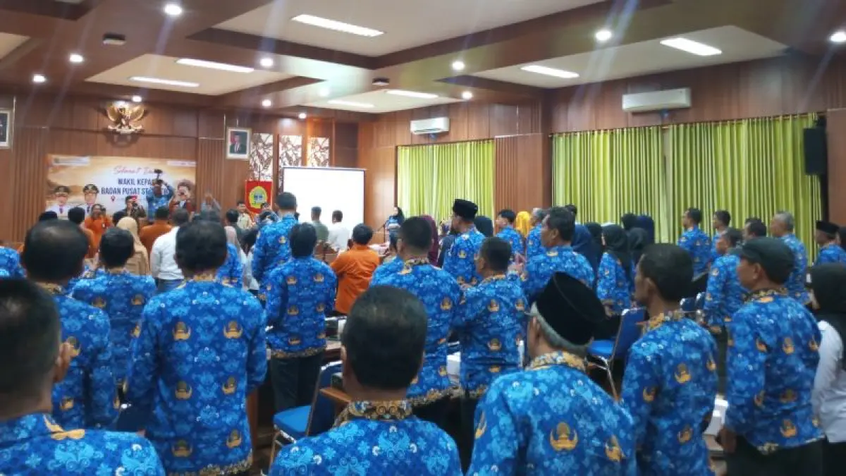 RAKOR: ASN di lingkungan Pemkab Gunungkidul sedang melakukan rapat koordinasi. (Yusuf Bastiar/Radar Jogja)