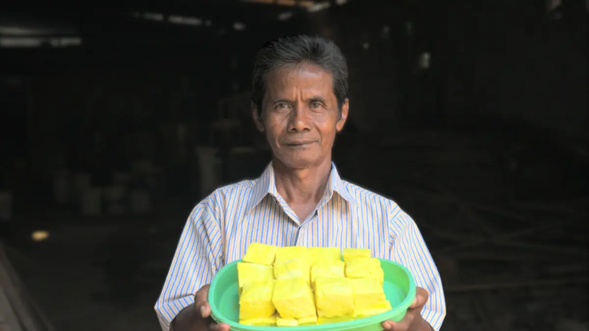 Ketua Sentra Tahu Kuning Krapyak Wardhani