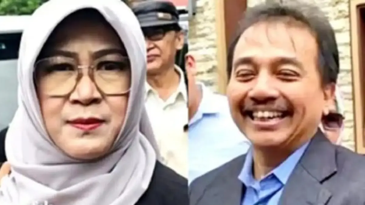 Pakar telematika Roy Suryo dan pegiat media sosial Tifauzia Tyassuma alias Dokter Tifa. (Radar Magelang)