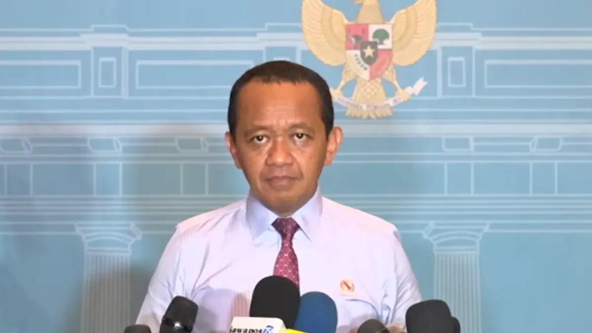 Menteri Energi dan Sumber Daya Mineral (ESDM) Bahlil Lahadalia. (Youtube/Sekretariat Presiden)