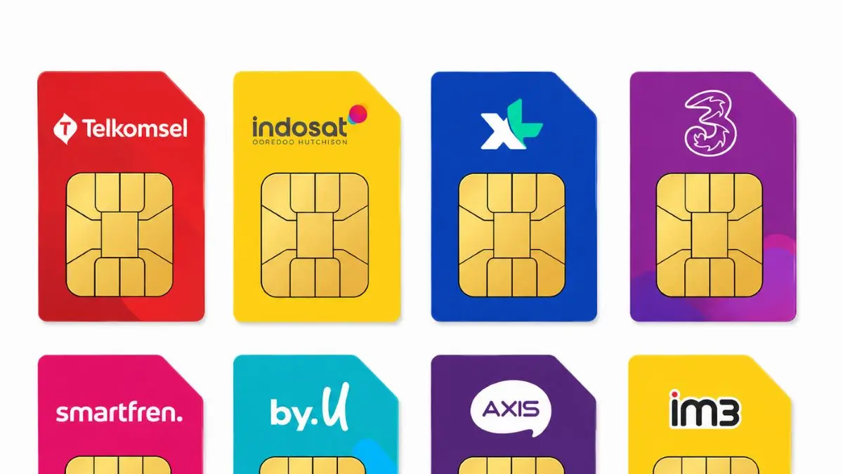 sim card berbagai operator seluler
