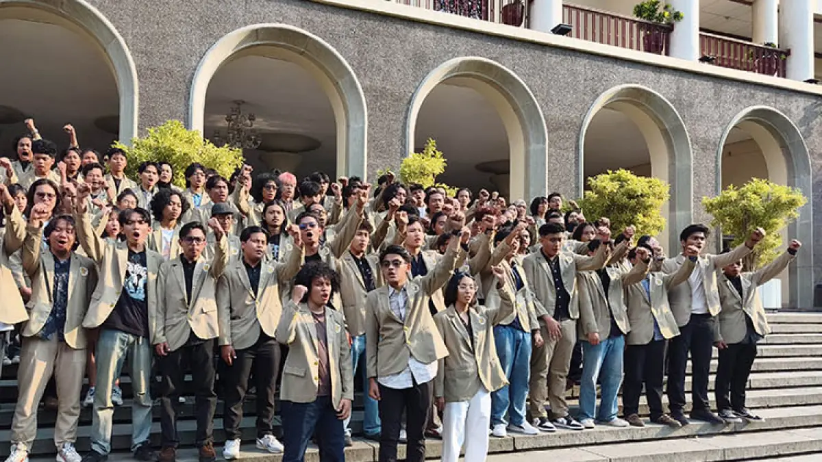 Aksi aktivisme mahasiswa di Yogyakarta. (Foto: Fahmi Fahriza/Radar Jogja)