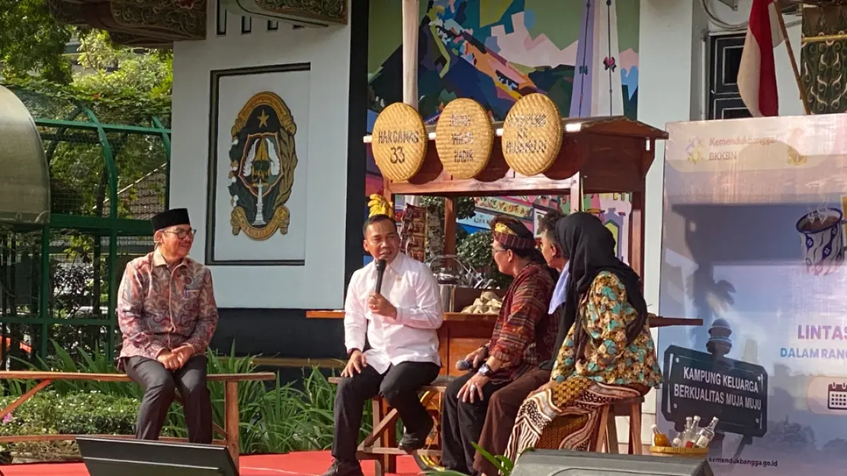 Dialog Menteri Wihaji dan Wali Kota Jogja Hasto Wardoyo di Balai Kota Jogja 