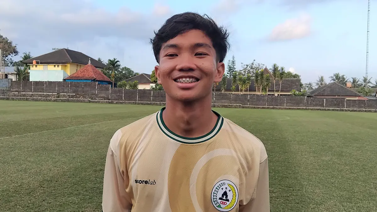 Pemain muda PSS Sleman Dominikus Dion. Rizky Wahyu/Radar Jogja&nbsp;
