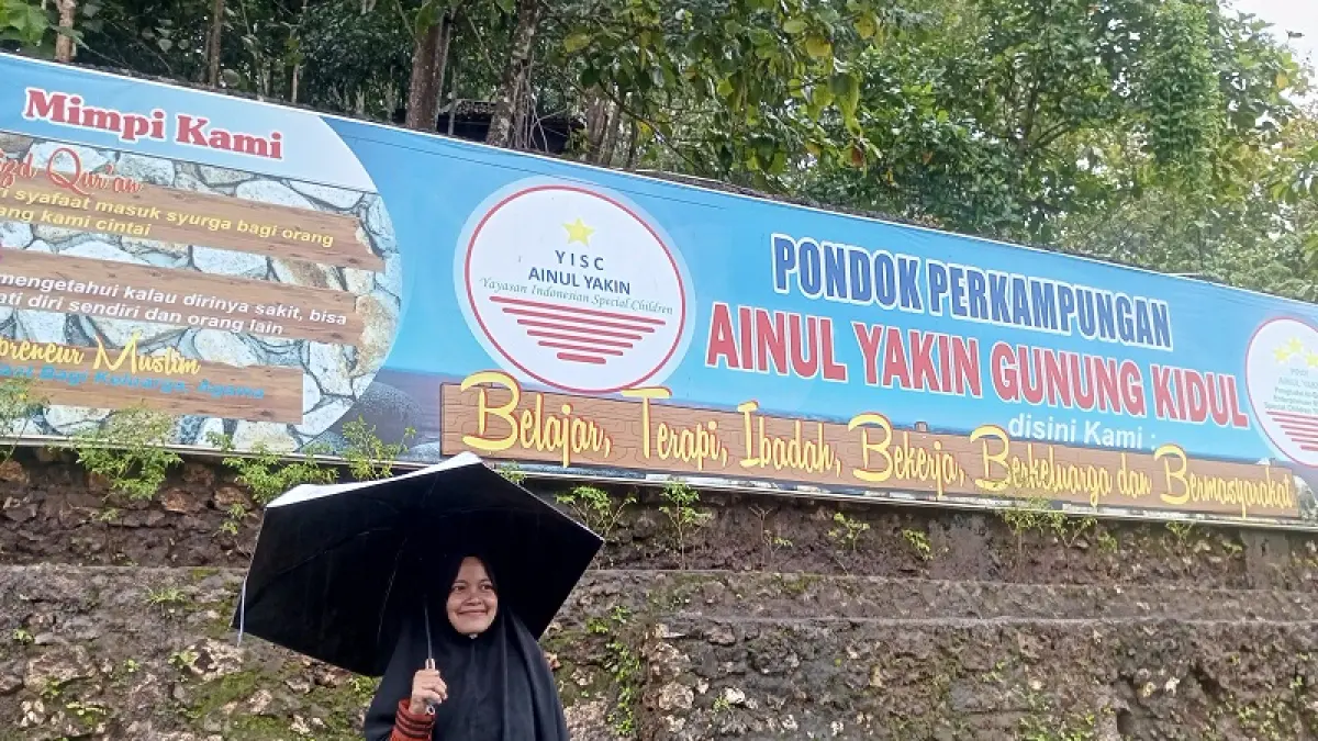 UNIK: Pendidikan inklusif diterapkan di Pesantren Ainul Yaqin. Yusuf Bastiar/Radar Jogja
