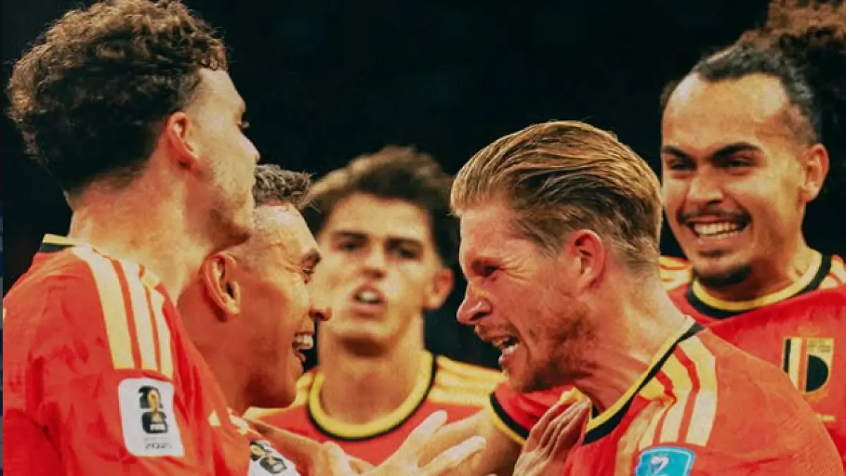 Belgia kalahkan Selandia Bari 5-1 untuk memuncaki klasemen grup G Piala Dunia 2026 dan lolos ke babak 32 besar.