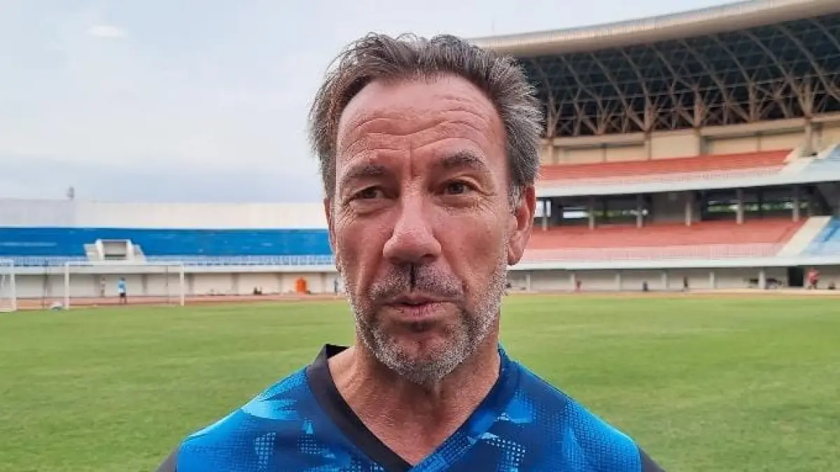 Pelatih PSIM Jogja, Jean Paul van Gastel. (Foto: Fahmi Fahriza/Radar Jogja) 