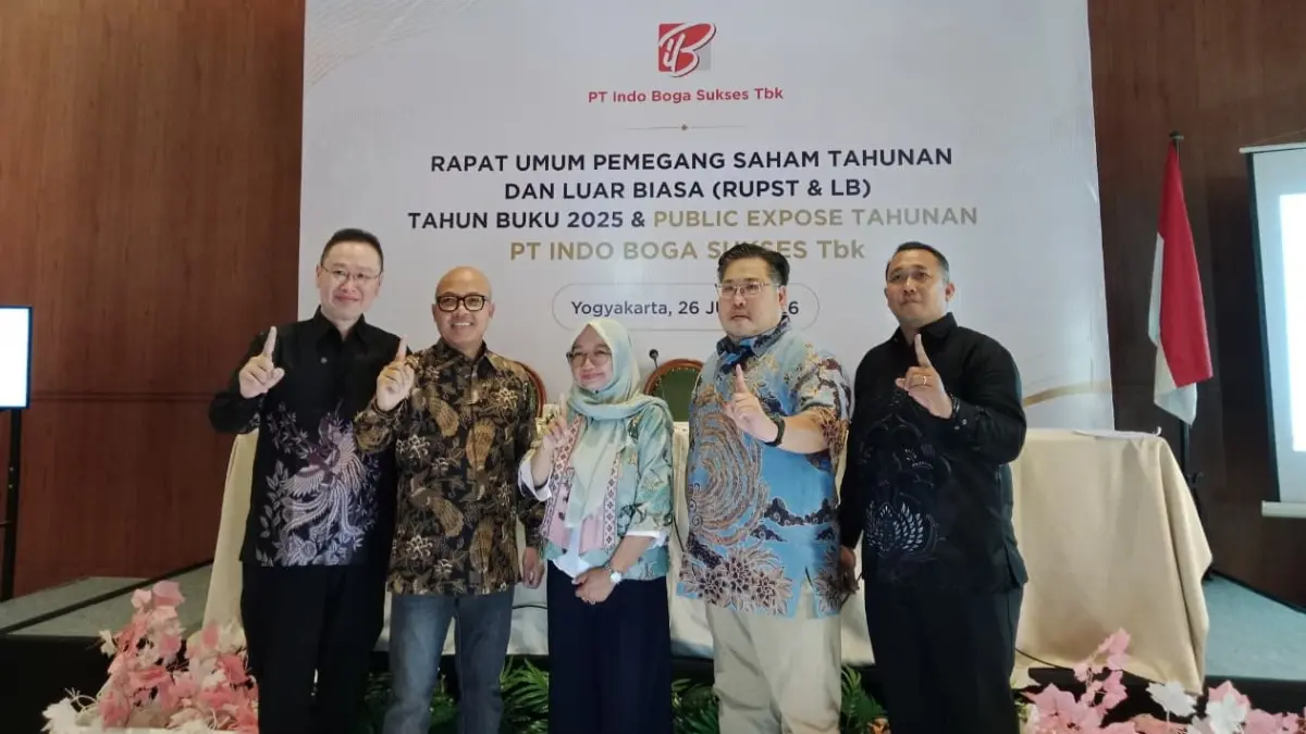 RUPST & LB PT Indo Boga Sukses Tbk pada Jumat (26/6/2026). (Delima Purnamasari/Radar Jogja)&nbsp;