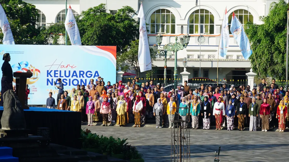 Puncak Harganas di Jogja, Menteri Wihaji Ingatkan Bahaya Fenomena Fatherless Country