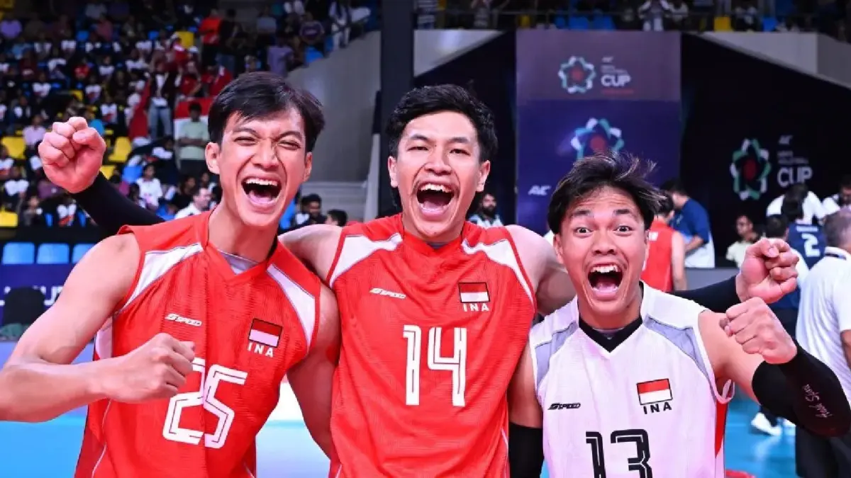 Timnas voli putra Indonesia juara AVC Men