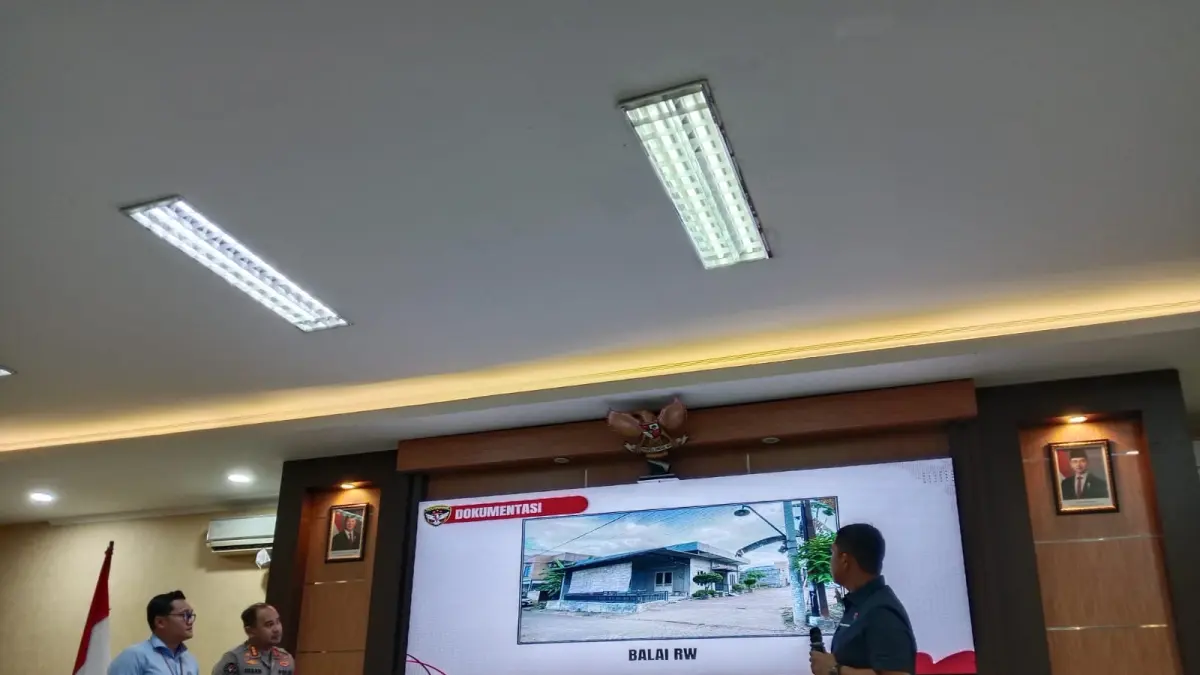 Jumpa pers Polda DIY pada tindak pidana korupsi TKD Condongcatur - Delima Purnamasari/Radar Jogja