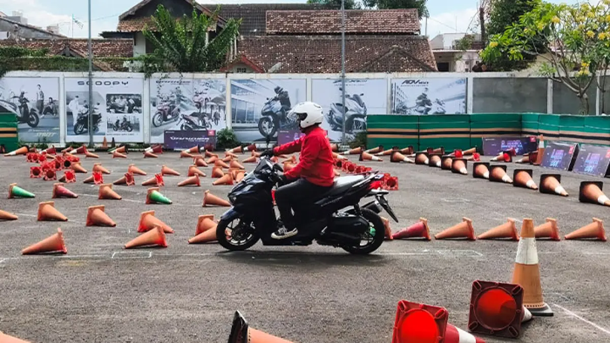 Peluncuran Honda Vario 160 Evo yang digelar di Astra Motor Safety Riding Center Jogja. (Fahmi Fahriza/Radar Jogja)