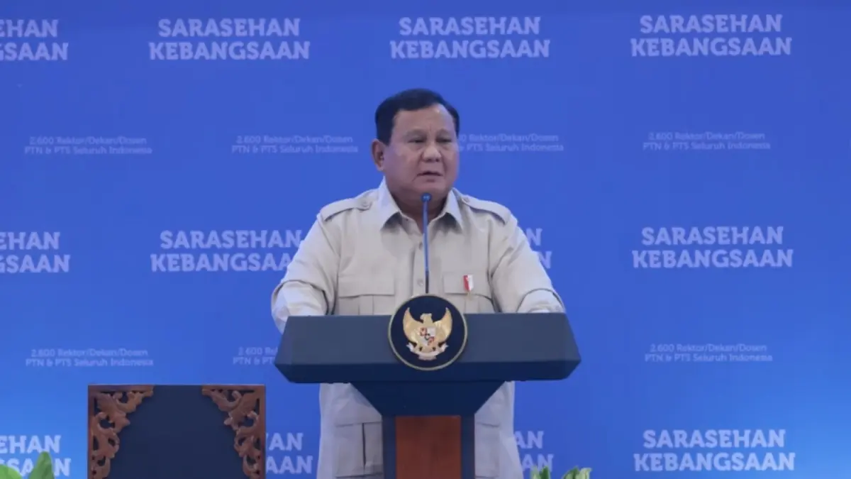 Presiden Prabowo Subianto akan memangkas BUMN. (Tangkapan Layar YouTube Presiden Prabowo)