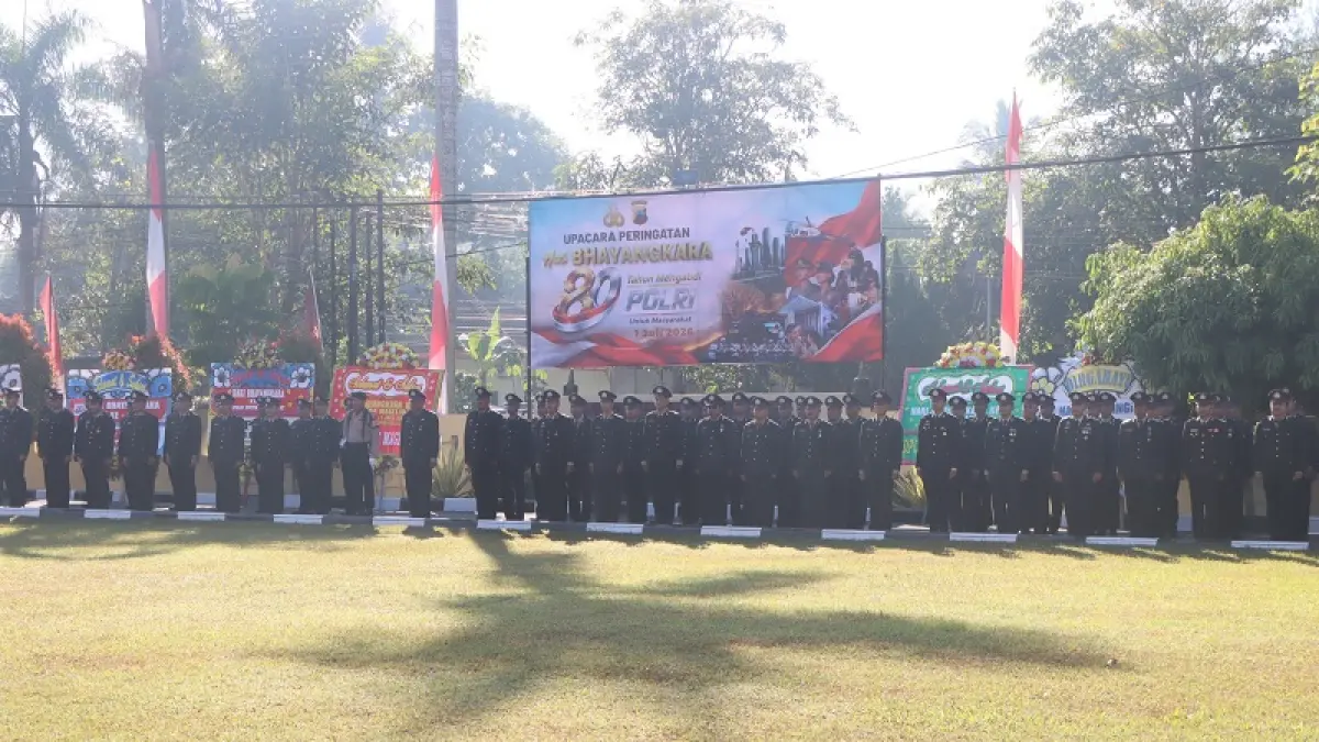 BERUSIA MATANG: HUT Bhayangkara ke-80 menjadi momentum refleksi untuk meningkatkan pelayanan publik. Dok: Humas Polresta Magelang