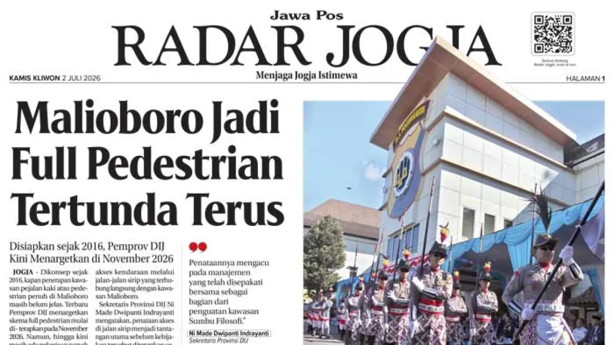 JAWA POS - RADAR JOGJA, EDISI KAMIS, 2 JULI 2026