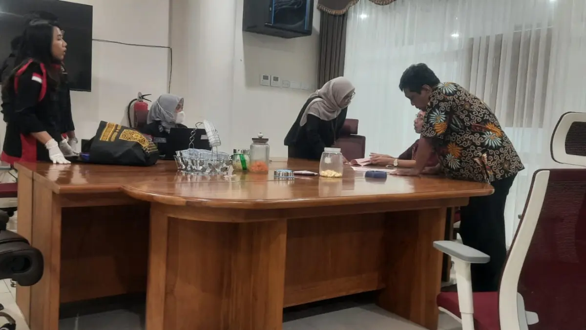 Proses penggeledahan Ruang Fraksi PAN di DPRD Sleman - Dokumentasi Istimewa