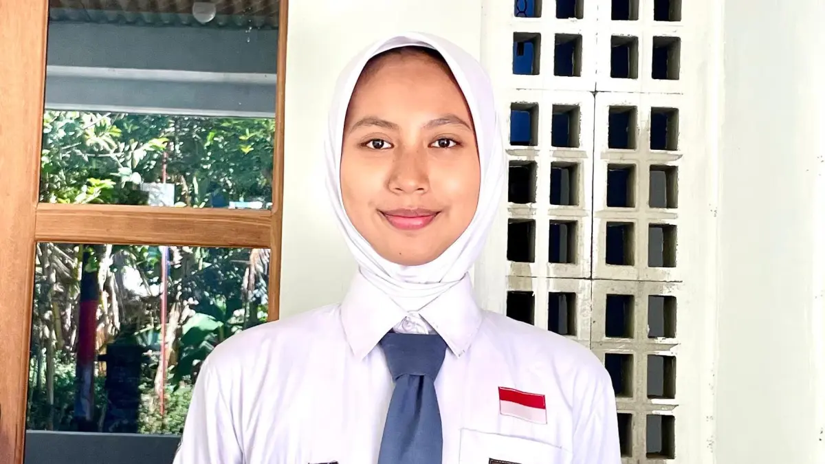 Siswi SMAN 1 Bantul Anggita Ayu Maharani Hanifah 