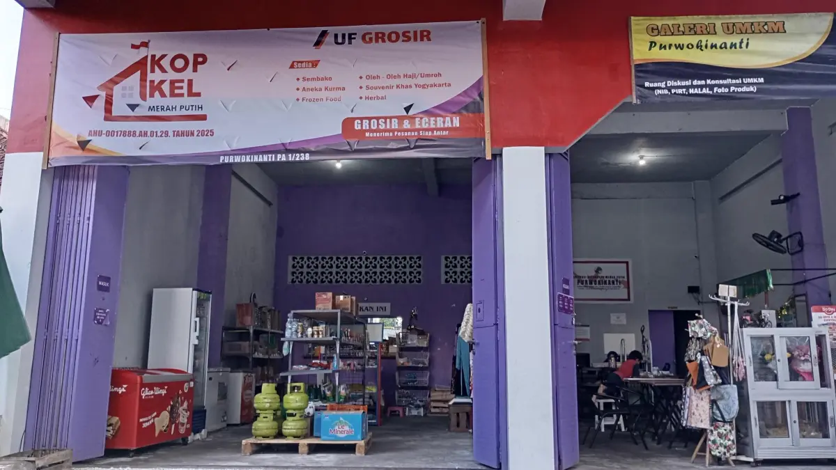 Suasana KKMP Gunungketur dan KKMP Purwokinanti di Kemantren Pakualaman 