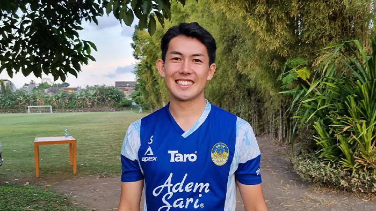 Bek PSIM Jogja Yusaku Yamadera. (Fahmi Fahriza/Radar Jogja)