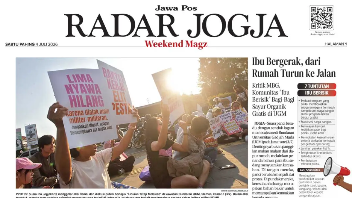 JAWA POS - RADAR JOGJA, EDISI SABTU, 4 JULI 2026