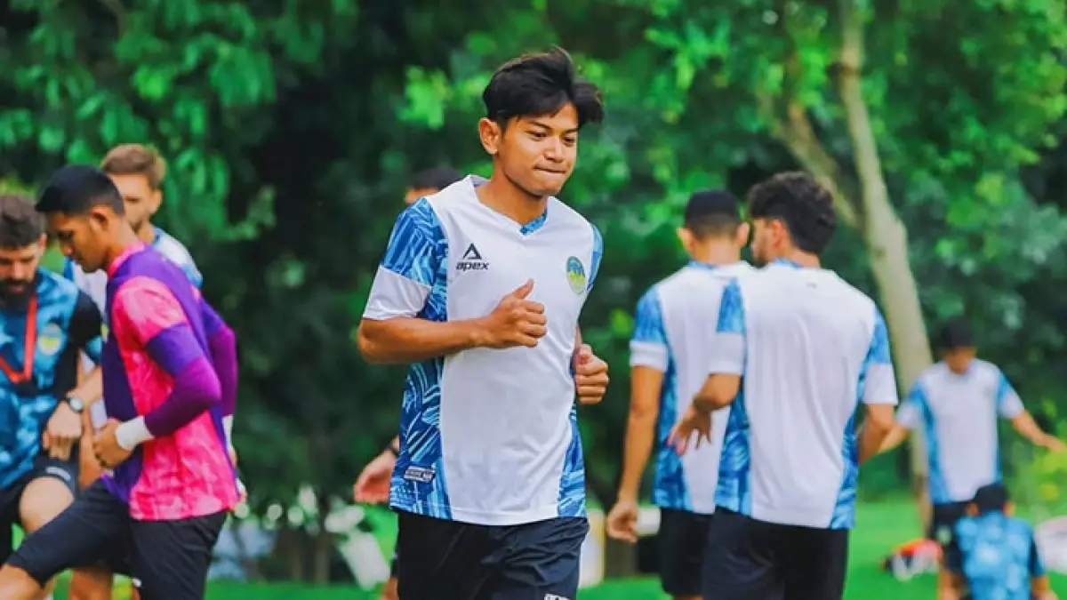 Pemain PSIM Jogja Riyatno Abiyoso. (Dok. PSIM Jogja)