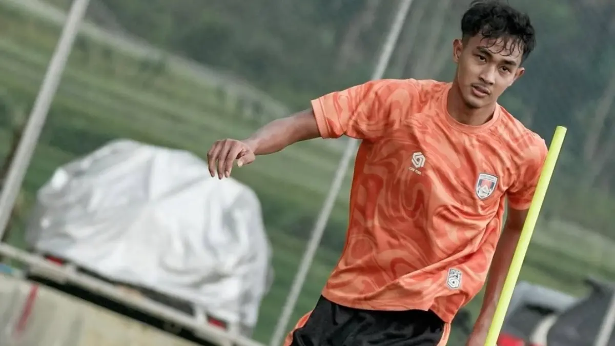 Penyerang muda Muhammad Ragil yang dikabarkan diminati PSS Sleman. (Istimewa)
