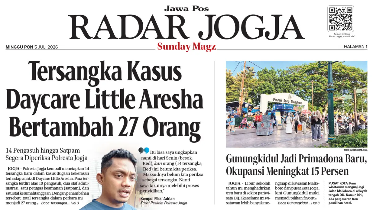 JAWA POS - RADAR JOGJA, EDISI MINGGU, 5 JULI 2026