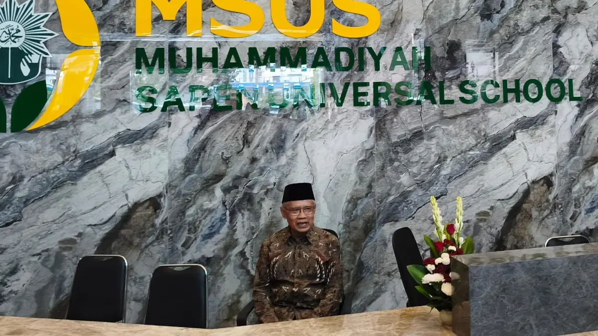 Ketua umum PP Muhammadiyah Prof. Haedar Nashir. (Foto: Fahmi Fahriza/Radar Jogja)&nbsp;
