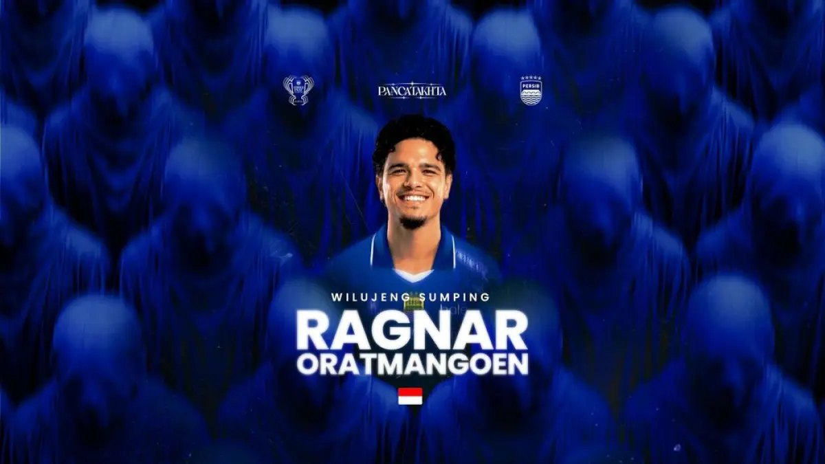 Persib Bandung resmikan lima pemain baru pada Sabtu (4/7), salah satunya penyerang Timnas Indonesia, Ragnar Oratmangoen. (PERSIB)