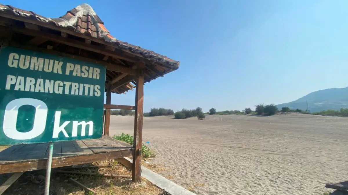 Cintia Yuliani/Radar Jogja
Zona inti Gumuk Pasir Parangtritis 